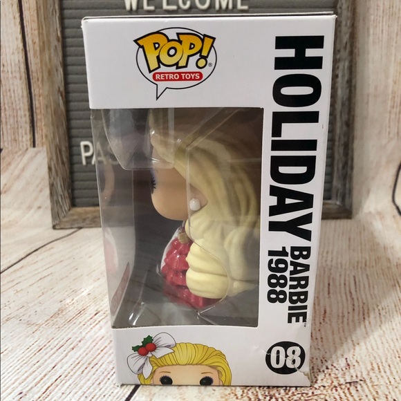 Funko POP! Holiday Barbie 1988 New In Box - Picture 6 of 8